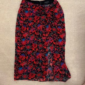 Rag and bone woven print skirt